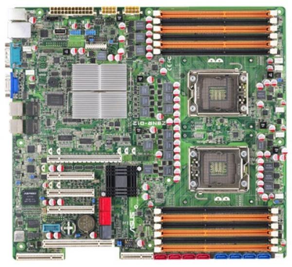 Материнская плата Dual S1366 ASUS Z8NR-D12-SYS, i5520, 6.4ГТ/с, 12DDR3 1333 Reg, PCI-E2.0x16(x16), PCI-E2.0x8(x8), 2*PCI-E2.0x8(x4), PCI, VGA, 6*SATAII RAID (5), 4*USB2.0, COM, 2*LAN1Gb, eATX