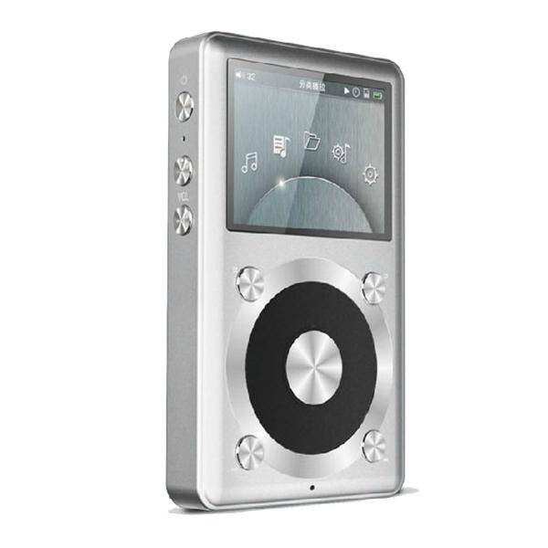 Плеер MP3 FiiO X1 silver, TFT 2" 320*240, microSD(до 128Гб), APE/FLAC/ALAC/MP3/OGG/WMA/WAV, miniJack/microUSB, поддержка 192кГц/24бит, аккумулятор 1700мАч, 12ч, серебристый