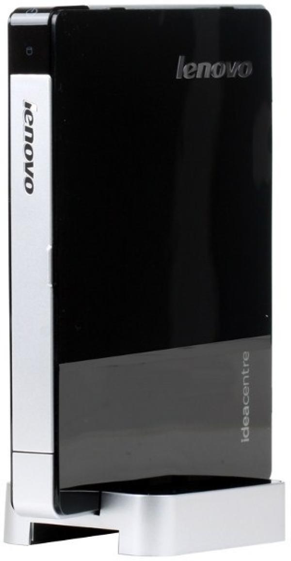Компьютер неттоп Lenovo IdeaCentre Q180, Atom D2700 2.13 Dual Core/ Звук Видео HDMI LAN1Gb USB2.0/ DDR3 2GB/ 320GB / MMC/SD 65Вт черный W8, восстановленный