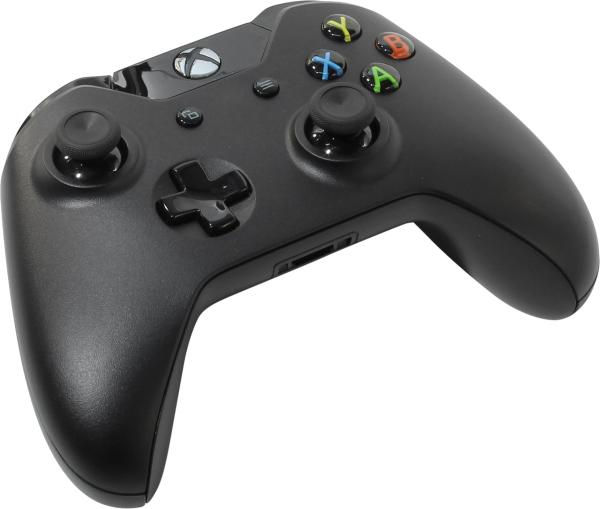Игровой манипулятор GamePad для PC/XBOX One Microsoft Xbox One Controller, USB, 4 позиции, 7 кнопок, 2 аналоговых джойстика, 4 триггера, черный, 7MN-00002