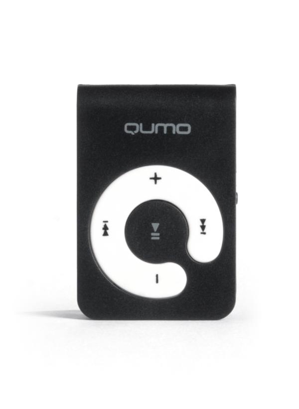 Плеер MP3 QUMO HIT!, microSD, MP3/WMA, USB2.0, аккумулятор, клипса, черный