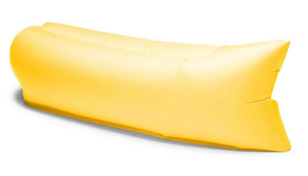 Диван LAMZAC Нидерланды желтый, Надувной, 2 отсека, до 200кг, Сумка, с карманами, нейлон водонепроницаемый