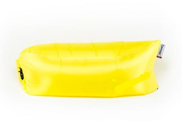 Диван LAMZAC Нидерланды лимонный, Надувной, 2 отсека, до 200кг, Сумка, с карманами, нейлон водонепроницаемый