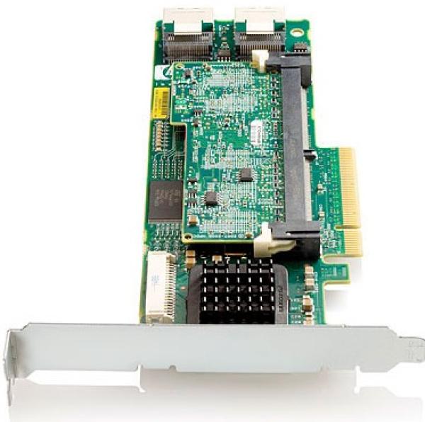 Контроллер SATA/SAS HP Smart Array P410 (462862-B21), PCI-Ex8, 2*SFF-8087, 8*SAS 6Gb/s, 256MB, RAID 1 5 10 50, батарейка, low profile