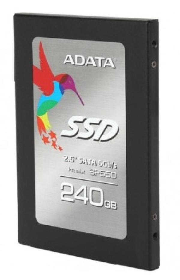 Накопитель SSD 2.5" SATA  240GB A-Data Premier SP550 (ASP550SS3-240GM-C), SATAIII, TLC, 560/410MB/s, NCQ