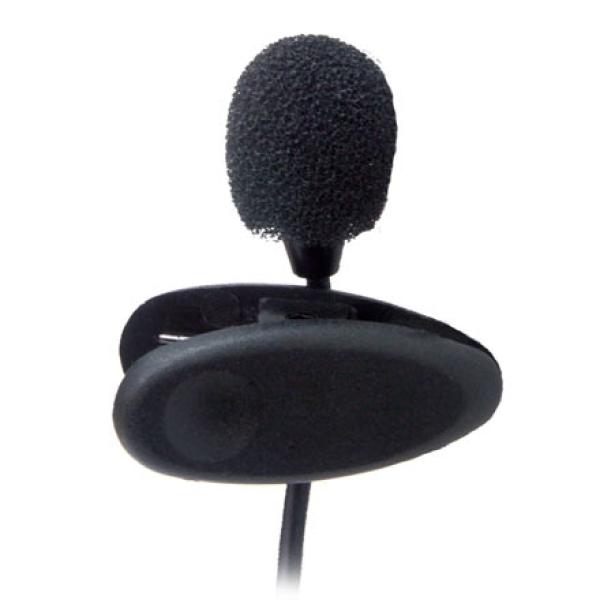 Микрофон петличный Ritmix RCM-101, 20..20000Гц, кабель 1.2м, MiniJack, 50Дб, черный