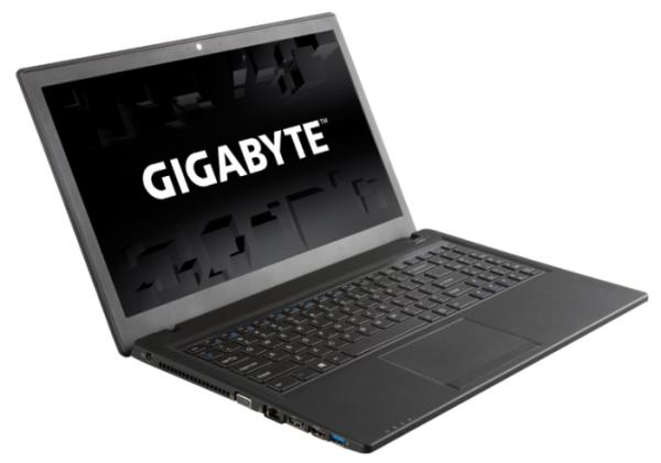 Ноутбук 15" GIGABYTE P15F v2, Core i7-4710MQ 2.5 8GB 1Тб 1920*1080 GTX850M 2GB DVD-RW 3USB3.0/USB2.0 LAN WiFi BT HDMI/VGA камера SD/SDHC/SDXC 2.5кг W8 черный