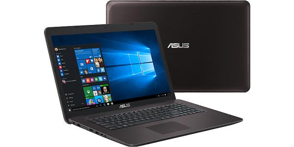 Ноутбук 17" ASUS X756UV-TY042T, Core i3-6100U 2.3 4GB 1Тб 1600*900 GT920MX 1GB DVD-RW 2USB2.0/USB3.0 LAN WiFi BT HDMI/VGA камера SD/SDHC/SDXC 2.8кг W10 черный