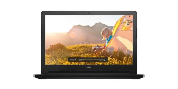 Ноутбук 15" Dell Inspiron 3558-5216, Core i3-5005U 2.0 4GB 500GB DVD-RW 2*USB2.0/USB3.0 LAN WiFi BT HDMI камера SD/SDHC/SDXC 2.4кг Linux черный