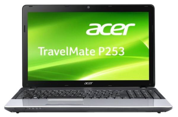 Ноутбук 15" Acer Travelmate P253, Core i5-3230M 2.6 4GB 320GB DVD-RW 3*USB2.0 LAN WiFi HDMI/VGA камера SD 2.6кг W7P черный