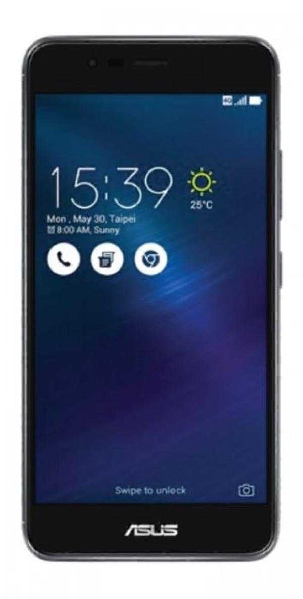 Смартфон 2*sim ASUS ZenFone 3 Max (ZC520TL-4H022RU), 4*1.2ГГц, 16GB, 5.2" 1280*720, SDHC-micro, 4G/3G, GPS, BT, WiFi, радио, 2 камеры 13/5Мпикс, Android 6, 73.7*149.5*8.6мм 148г, серый