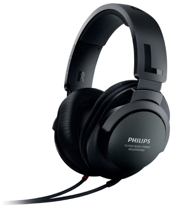 Наушники проводные дуговые открытые Philips SHP2600, 19..21500Гц, кабель 1.8м, MiniJack, черный