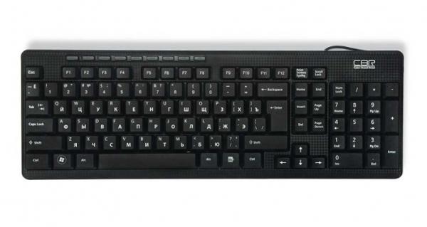 Клавиатура CBR KB 111M, USB, Multimedia 9 кнопок, черный