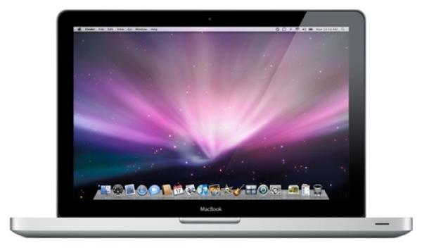 Ноутбук 13" Apple MacBook MB466, Core 2 Duo 2.0 2GB 160GB 1280*800 9400M G DVD-RW 2*USB2.0 LAN1Gb WiFi BT камера SD 2.04кг MacOS X 10.5 серебристый