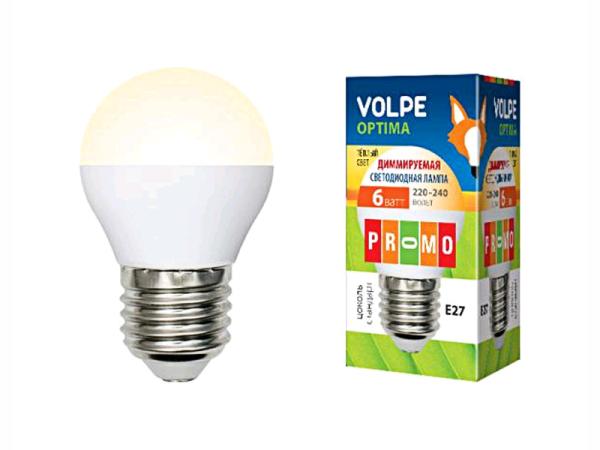 Супер цена на светодиодную лампу E27 Volpe Optima 6/40 Вт!