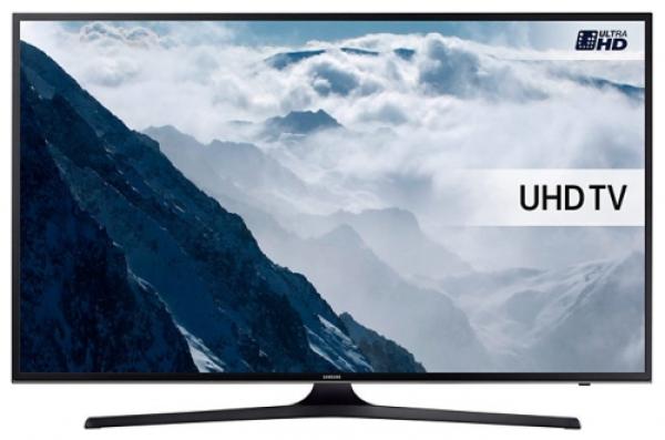 ТВ LED 40" Samsung 4K Ultra UE40KU6000, 1300Гц, 3840*2160, 3HDMI/RCA, SPDIF(Optical), CI+/DLNA/LAN/2USB/BT/Wi-Fi, MP3/MPEG4/MKV, Smart TV, TimeShift/PVR, DVB-C/S2/T2, 2*10Вт, черный