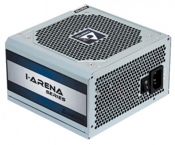 БП для корпуса ATX Chieftec iARENA GPC-500S, 500Вт, 20+4pin, 4pin(CPU)/ 6+2pin(PCI-E)/ 2*4pin(molex)/FD/4*SATA, 120*120мм, Active PFC