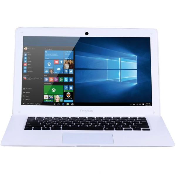 Ноутбук 14" Prestigio SmartBook 141A03, Atom Z3735F 1.33 2GB 32GB SSD 2*USB2.0 WiFi BT microHDMI камера 1.4кг W10 белый
