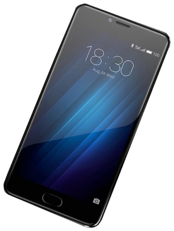 Смартфон 2*sim Meizu U20, 4*1.8ГГц+4*1ГГц, 16GB, 5.5" 1920*1080, SD-micro/SDHC-micro, 4G/3G, GPS, BT, WiFi, G-sensor, 2 камеры 13/5Мпикс, Android 6, 75.4*153*7.7мм 158г, черный