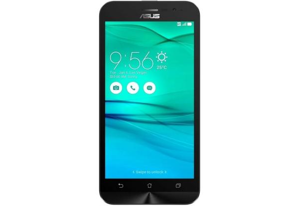 Смартфон ASUS ZenFone Go (ZB500KL-1A049RU), 4*1ГГц, 16GB, 5" 1280*720, SDHC-micro, 4G/3G, GPS, BT, WiFi, G-sensor, радио, 2 камеры 13/5Мпикс, Android 6, 70.85*143.7*11.25мм 150г, черный