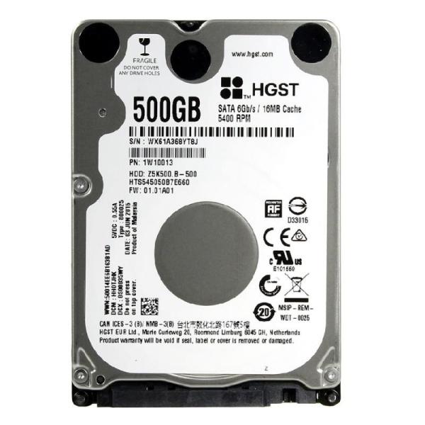Жесткий диск 2.5" SATA  500GB Hitachi 1W10013 (HTS545050B7E660), SATAIII, 5400rpm, 16MB cache