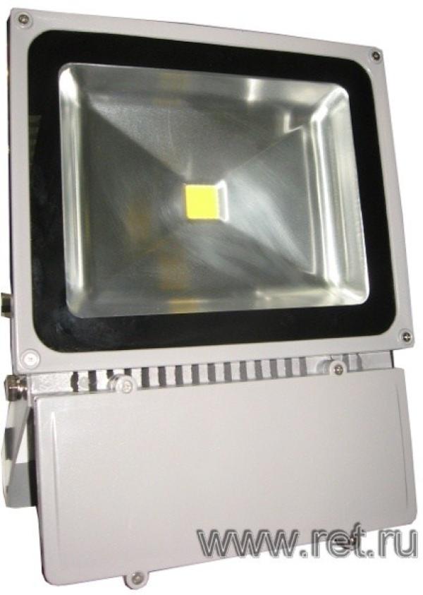 Прожектор светодиодный Flood Light IFL006, 1 сверхъяркий светодиод, 220В, 100Вт, 50000ч,  белый, IP65, уличный