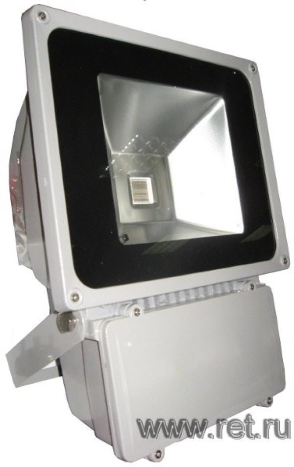Прожектор светодиодный цветной RGB Flood Light TGD60-RGB, 1 сверхъяркий светодиод, 220В, 70Вт, RGB, IP65, уличный, встроенный контроллер, ПДУ