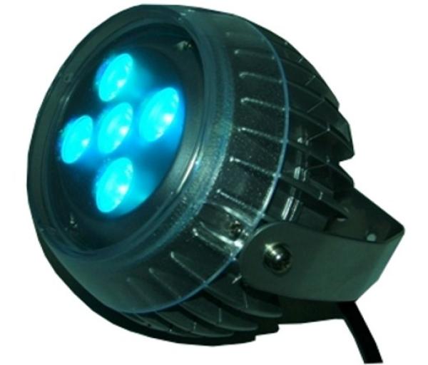 Прожектор светодиодный цветной RGB MaySun MS-OP5L24V, 5 светодиодов, 24В, 15Вт, 50000ч, RGB, IP65, уличный