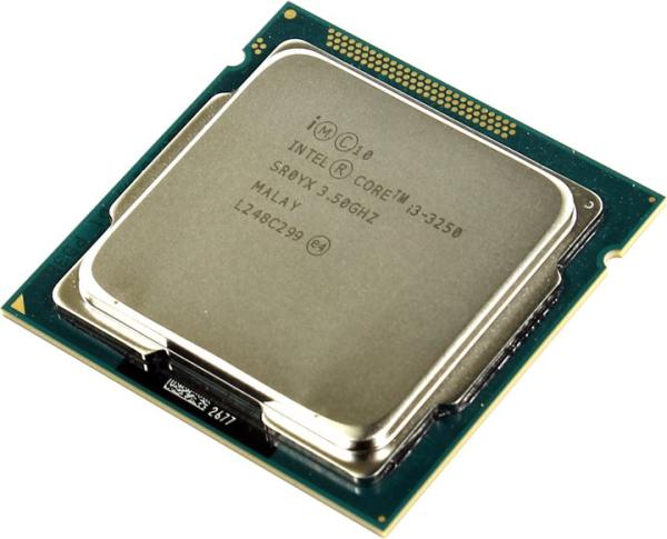 Процессор S1155 Intel Core i3-3250 3.5ГГц, 2*256КB+3MB, 5ГТ/с, Ivy Bridge 0.022мкм, Dual Core, видео 650МГц, 55Вт