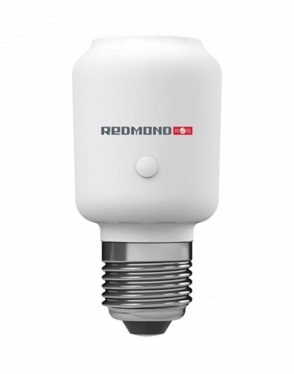 Лампа с управлением Redmond SkySocket 202S, RSP-202S, умный цоколь Е27, 60Вт, управление со смартфона, Bluetooth, белый