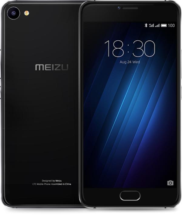 Смартфон 2*sim Meizu U10, 4*1.5ГГц+4*1ГГц, 16GB, 5" 1280*720, SD-micro/SDHC-micro, 4G/3G, GPS, BT, WiFi, G-sensor, 2 камеры 13/5Мпикс, Android 5.1, 69.6*141.9*7.9мм 139г, черный