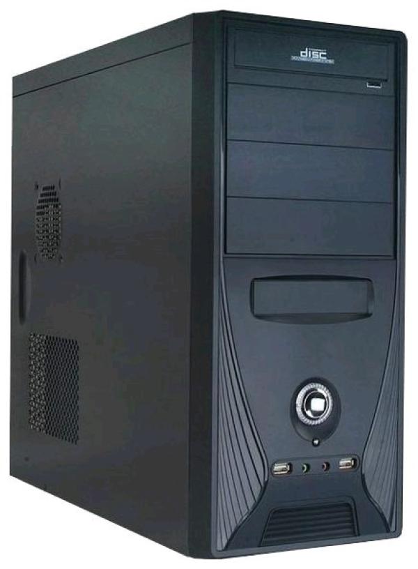 Компьютер, Core i3-3240 3.4/ GigaByte GA-H61M Звук Видео LAN1Gb/ DDR3 4GB/ 500GB/ DVD-RW/ Desktop mATX 350Вт USB2.0 Audio черный, восстановленный