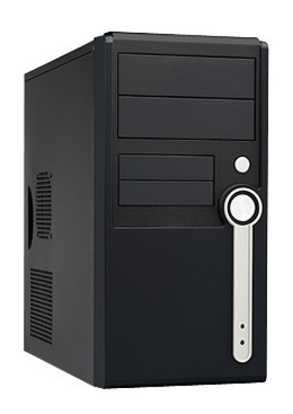Компьютер РЕТ, Cel 430 1.8 800МГц/ iG31 Звук Видео LAN COM/ DDR2 1GB/ 250GB/ DVD-RW/ mATX 350Вт USB Audio черный-серебристый WXP