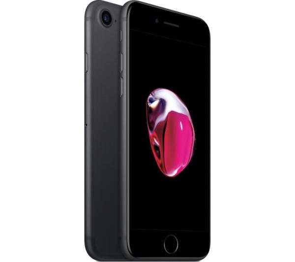Смартфон Apple iPhone 7, 4*2.34ГГц, 128GB, 4.7" 1334*750, GSM/3G/4G, GPS, BT, WiFi, NFC, G-sensor, 2 камеры 12/7Мпикс, 67.1*138.3*7.1мм 138г, черный, восстановленный