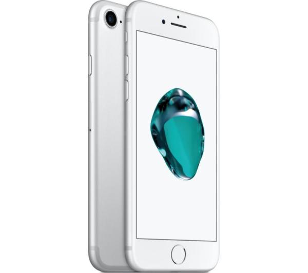 Смартфон Apple iPhone 7 (MN932RU/A), 4*2.34ГГц, 128GB, 4.7" 1334*750, GSM/3G/4G, GPS, BT, WiFi, NFC, G-sensor, 2 камеры 12/7Мпикс, 67.1*138.3*7.1мм 138г, серебристый