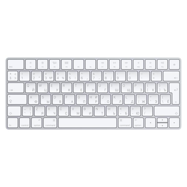 Клавиатура беспроводная Apple Magic Keyboard MLA22, BT, Slim, серый