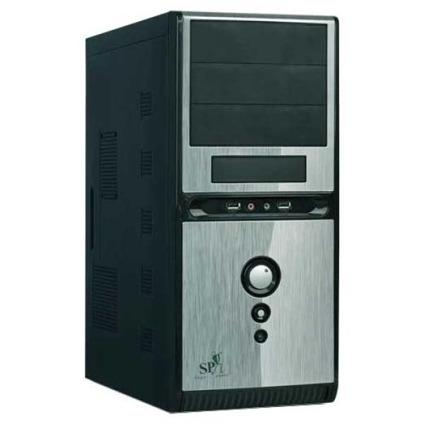 Компьютер, Core i3-2120 3.3/ H61M Звук Видео LAN1Gb/ DDR3 4GB/ 500GB/ DVD-RW/ mATX 350Вт USB2.0 Audio черный, восстановленный