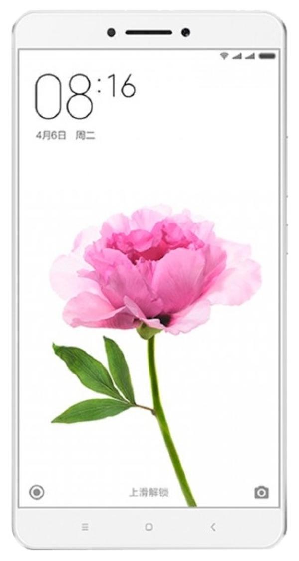Смартфон 2*sim Xiaomi Mi Max, 6*1.8ГГц, 32GB, 6.44" 1920*1080, SD-micro/SDHC-micro, 4G/3G, GPS, BT, WiFi, G-sensor, 2 камеры 16/5Мпикс, Android 6, 88.3*173.1*7.5мм 203г, серебристый