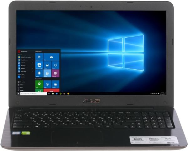 Ноутбук 15" ASUS X556UQ-XO322T, Core i5-6200U 2.3 4GB 1Тб GT940MX 2GB USB2.0/USB3.0 USB-C LAN WiFi BT HDMI/VGA камера SD/SDHC/SDXC 2.05кг W10 коричневый-черный