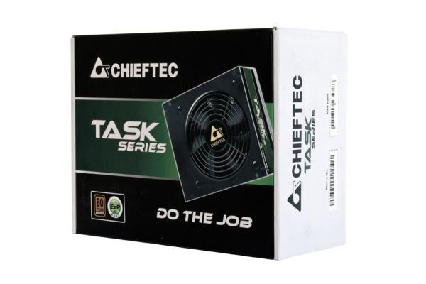 БП для корпуса ATX Chieftec Task TPS-500S, 500Вт, 80 PLUS Bronze, 20+4pin, 4+4pin(CPU)/ 6+2pin(PCI-E)/ 3*4pin(molex)/FD/4*SATA, 120*120мм, Active PFC