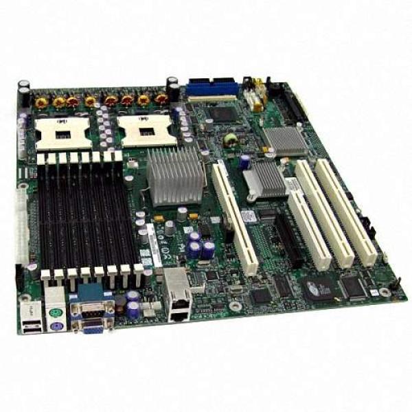 Материнская плата Dual S604 Intel SE7520BD2VD2 (Brandon D2), 800МГц, 8DDR2 400 ECC REG, PCI-Ex8/x4, PCI, PCI-X133, 2PCI-X100, Видео, VGA, 2LAN1Gb, COM, 2USB2.0, IDE, 2SATA RAID, SCSI Ultra320, eATX