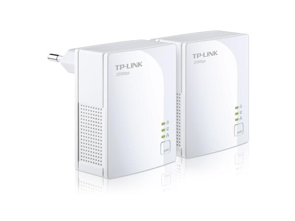 Адаптер Powerline TP-LINK TL-PA2010KIT, 1*RJ45 LAN 100Мбит/с, 1*Powerline HomePlug AV 200Мбит/с, 2 устройства
