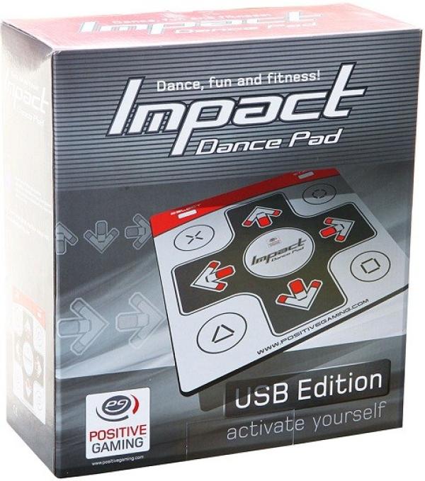 Танцевальный коврик D-Hip Impact, для PC, USB 2.0, 8 стрелок, 2 кнопки, подключение 2-х ковриков к 1 ПК, 80*10*95см