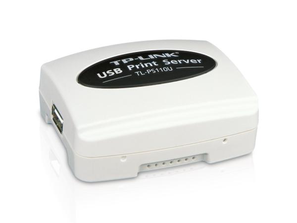 Принт-сервер TP-LINK TL-PS110U, 1*RJ45 100Мбит/с, 1*USB2.0