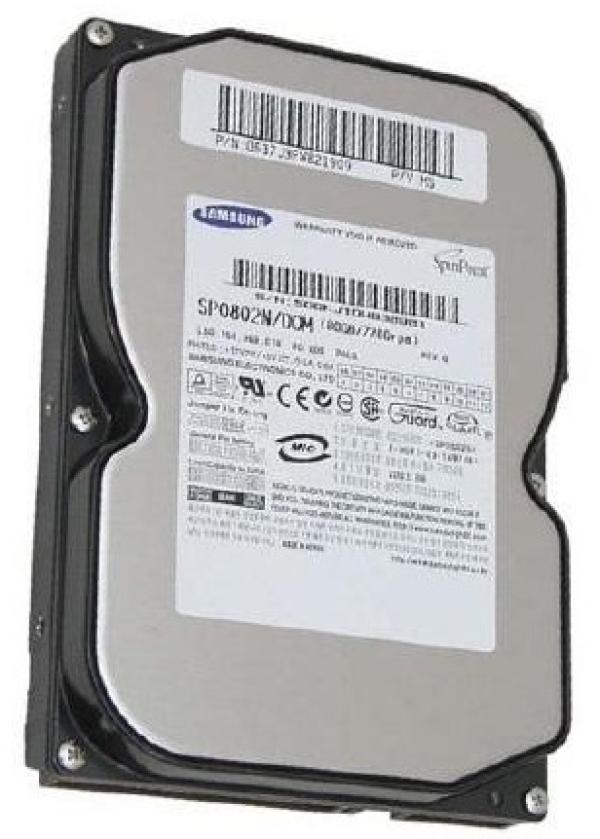 Жесткий диск 3.5" IDE  80GB Samsung SP0802N, 7200rpm