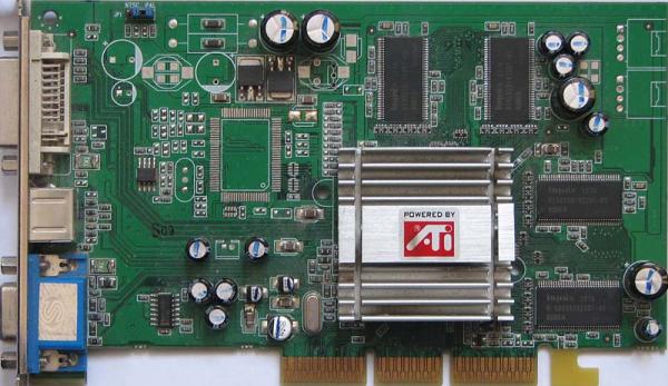 Видеокарта AGP Radeon 9200 Sapphire Atlantis, 128M DDR 128bit, ТВ выход, DVI->VGA, 9C13