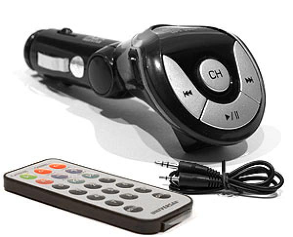 Плеер MP3  с радиопередатчиком для автомобиля AgeStar HS-C29R, ЖКД, Mp3/WMA, USB, вход Minijack, ПДУ, черный