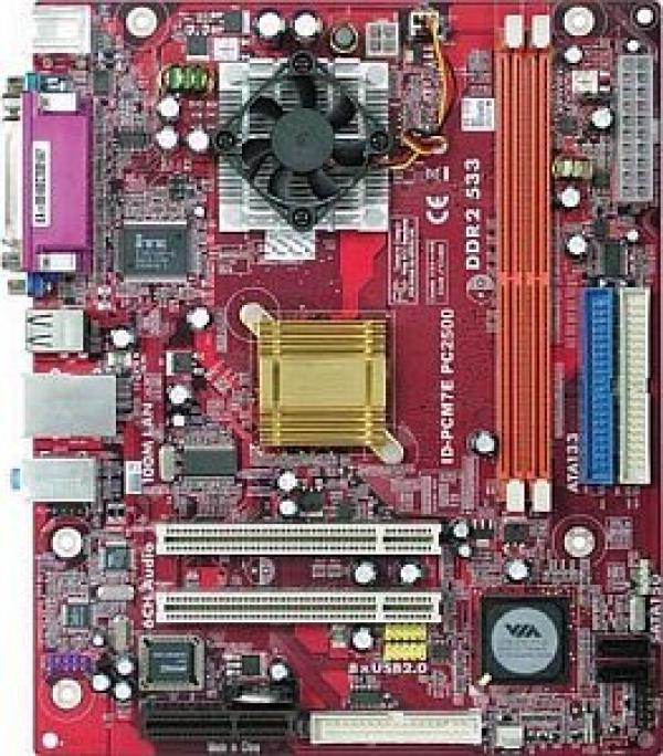 Материнская плата EBGA VIA EPIA-PC2500, VIA C7-D 1.5ГГц, CN700, 2DDR2 533, PCI-Ex1, 2*PCI, 2IDE/2SATA, Звук 5.1, 4*USB, LAN, COM, flexATX