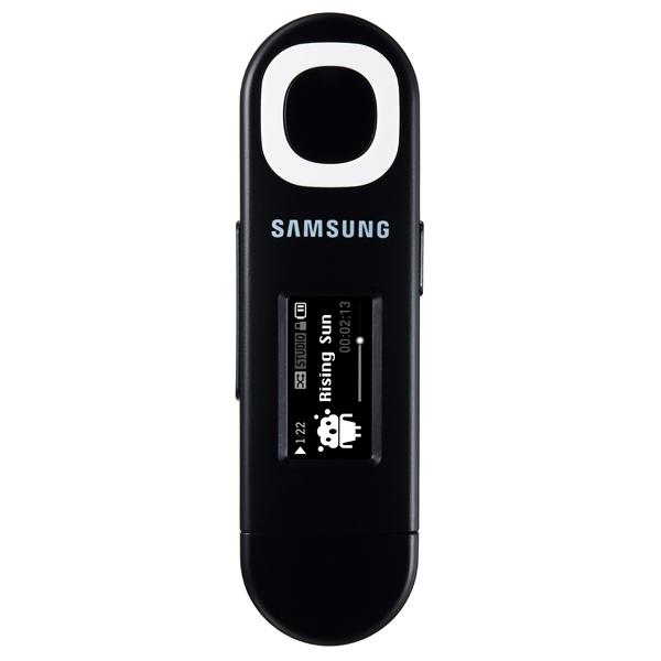 Плеер MP3 Флэш Samsung YP-E5QB, ЖК 1.3" 128*160, 2G, MP3/WMA/OGG/JPEG/TXT, USB2.0, запись аудио, FM радио, диктофон, часы, аккумулятор, 13ч, 34*81*9мм 31г, черный