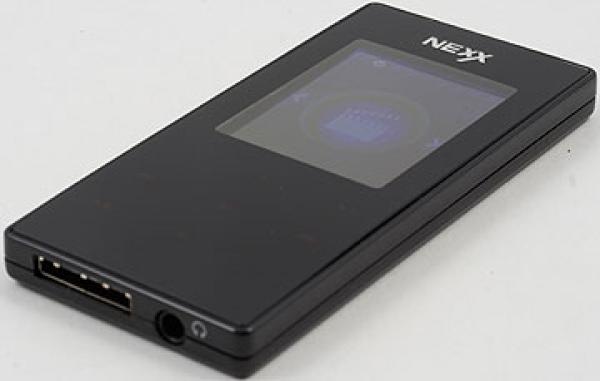 Плеер MP3/Видео Флэш Nexx NF-850, 1.8" 65K, 4096M, AVI/JPEG/MP3/TXT/MPEG-1/MPEG-2/WMA, USB2.0, FM радио, диктофон, 42*87*7.8мм, 30г, Li-Poly, 10ч, черный
